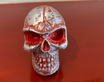Aluminum shift knob skull