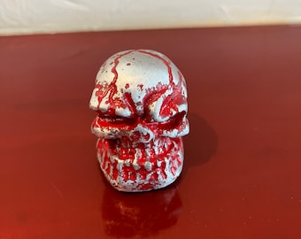 Aluminum shift knob skull