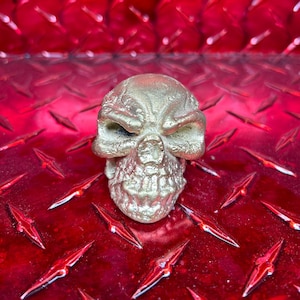 Brass shift knob skull