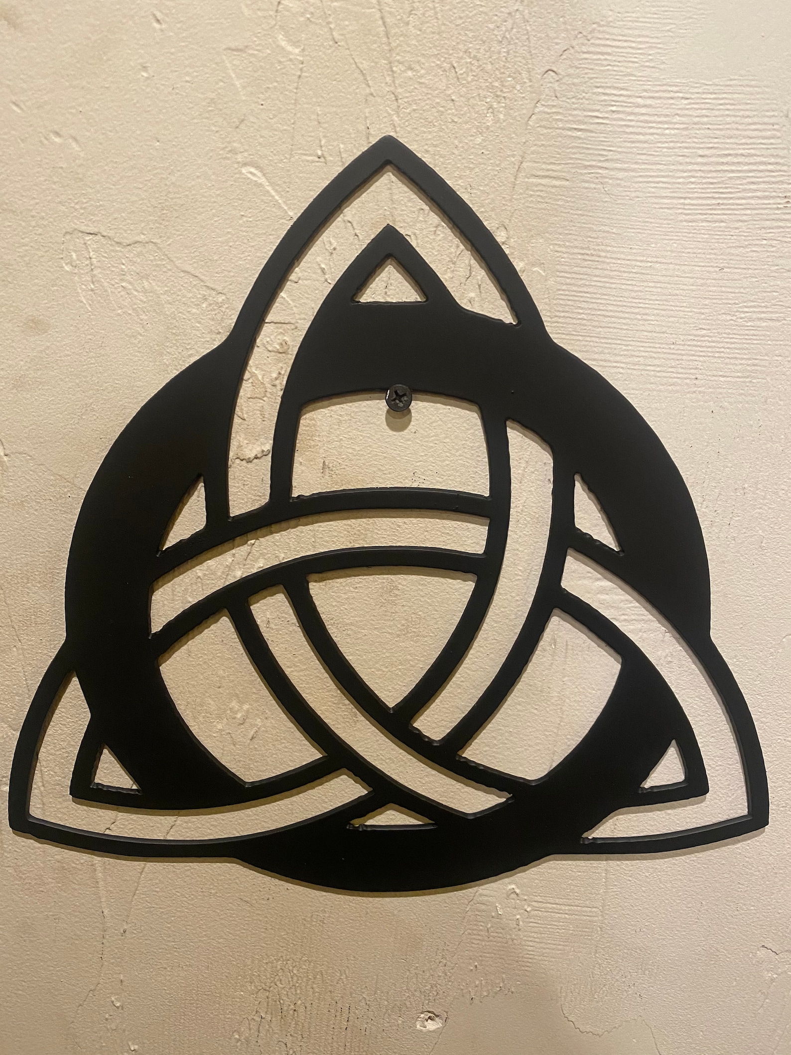 Celtic Trinity Knot Triquetra Plasma Cut Metal Wall Art - Etsy