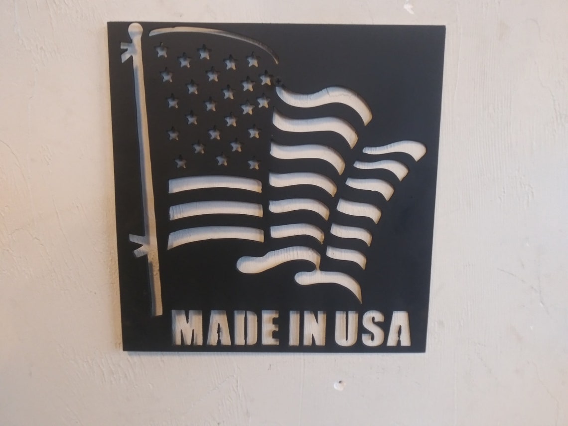 MADE IN USA Cnc plasma metal art sign Etsy