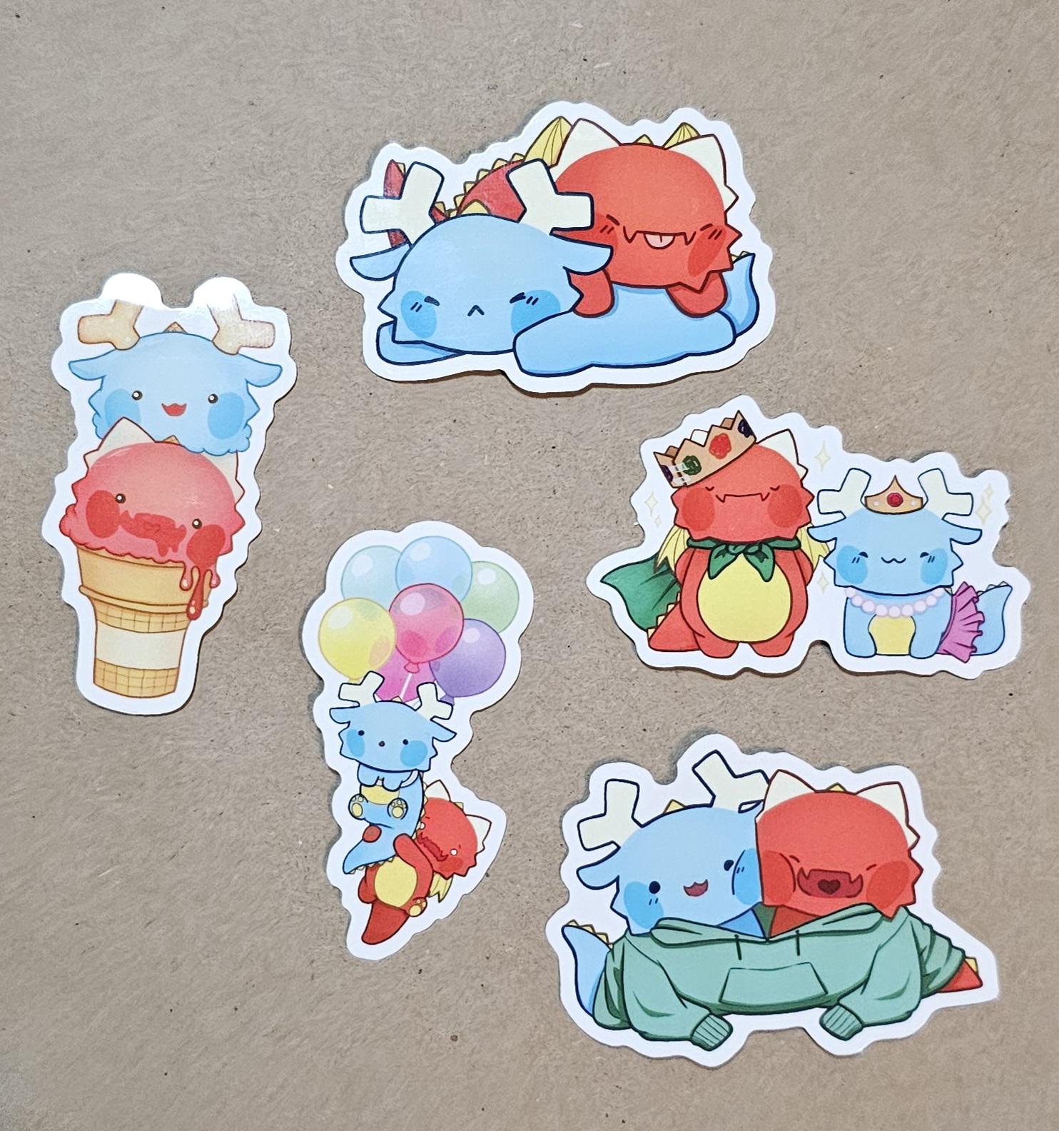 Bim and Sapphie Couple Stickers - Wave 1 | Waterproof, Cute Stickers ...