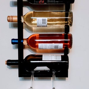 Wine Glass Rack w/Free Gift Wine glass holder wine storage wine bottle rack liquor shelf wine organizer gift for wine lovers image 2
