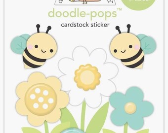Pegatinas 3D Doodle-Pops de Bee-utiful Garden