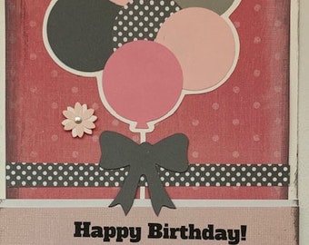 Happy Birthday 5x7 Girl Greeting Card