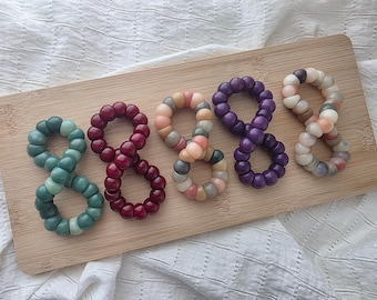 Natural Bodhi Chubby Garlic Bracelet | Handmade Anxiety Relief Fidget Jewelry | Multicolor Bodhis | Meditation | Calming and spiritual Gift