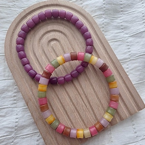 Natürliche winzige Bodhi Perlenarmband | Handmade Angst Relief Fidget Schmuck | Zen | Minimalistisch | Stapelbar | Schicht Armband | Geschenk für Sie