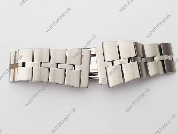 New Solid Links Fishbone Steel Watch Strap Bracelet for Seiko | Etsy  Australia