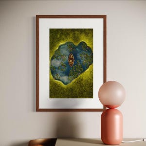 Peaceful Lake Digital Download – Tranquil Nature Scene, A4/A3 Printable Wall Art Poster