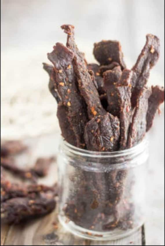 Smoked Deer Jerky Etsy