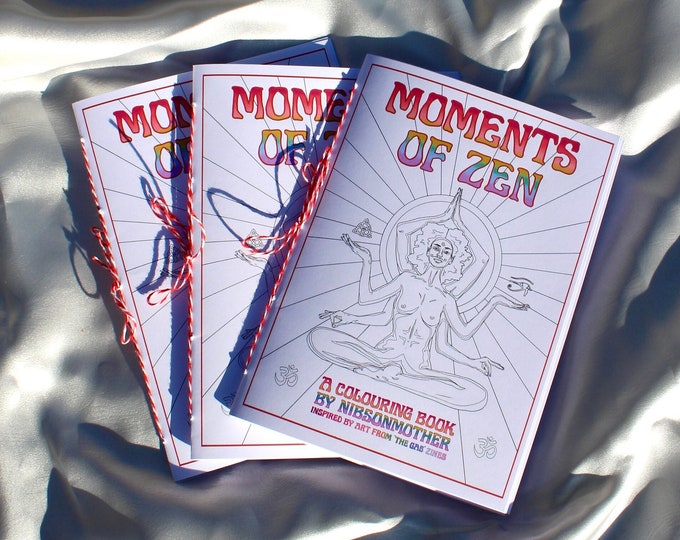 MOMENTS OF ZEN Adult Colouring Book for Mindfulness and Calm