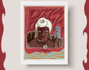 The Fifth Element (Ruby Rhod) - Chris Tucker Digital Art Print - Leeloo Dallas Multipass