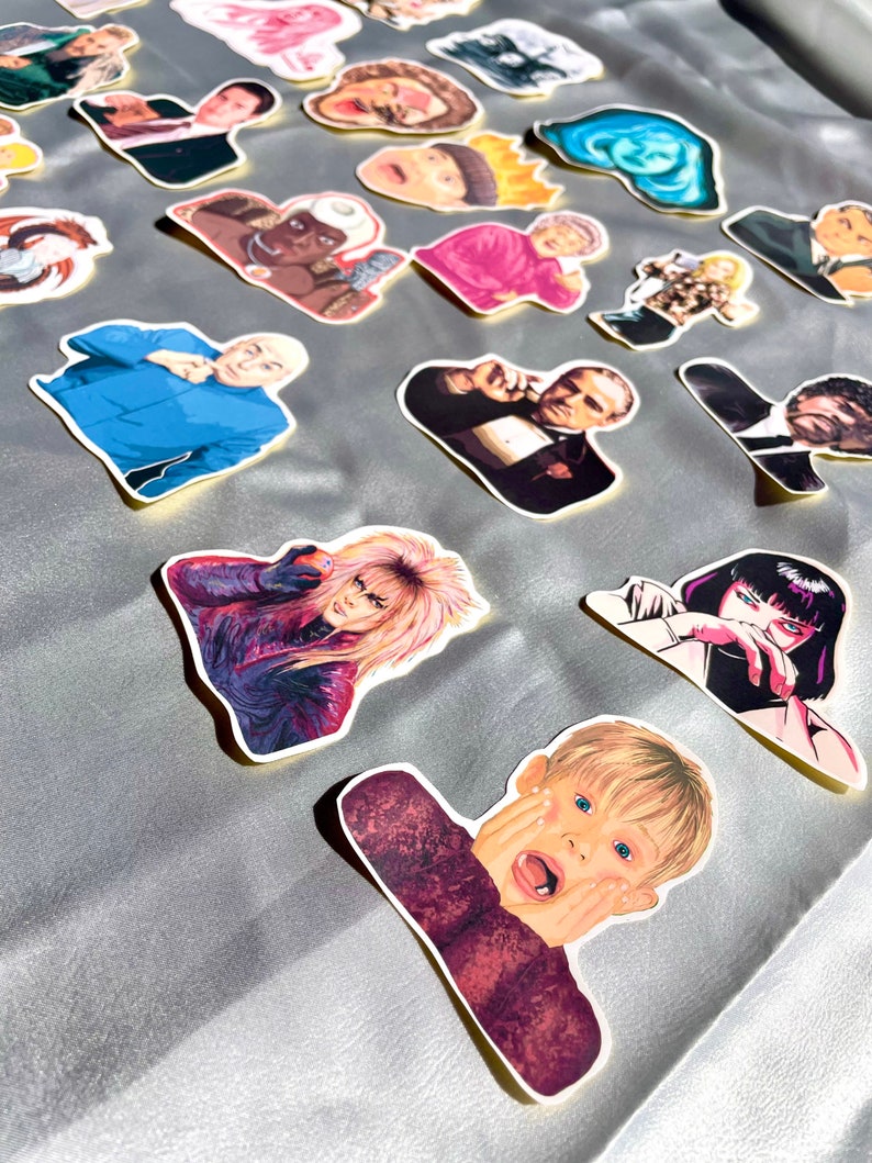 FILM & TV Sticker Pack by Nibsonmother- A Collection of 26 Original Art ...
