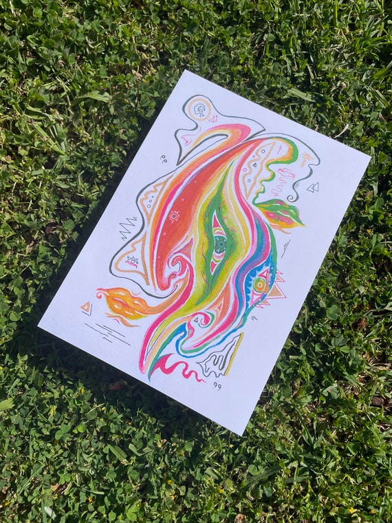 Abstract Alex Grey Inspired TOOL Artwork - “forty Six and Three