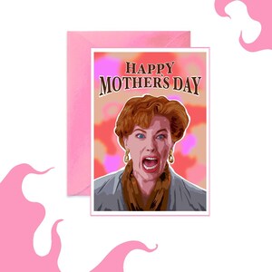 Home Alone Themed MUTTERTAGSKARTE - Catherine O'Hara Pop Culture Grußkarte