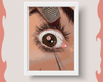Eye of the Needle - Original Pop Art Digital Artwork Print