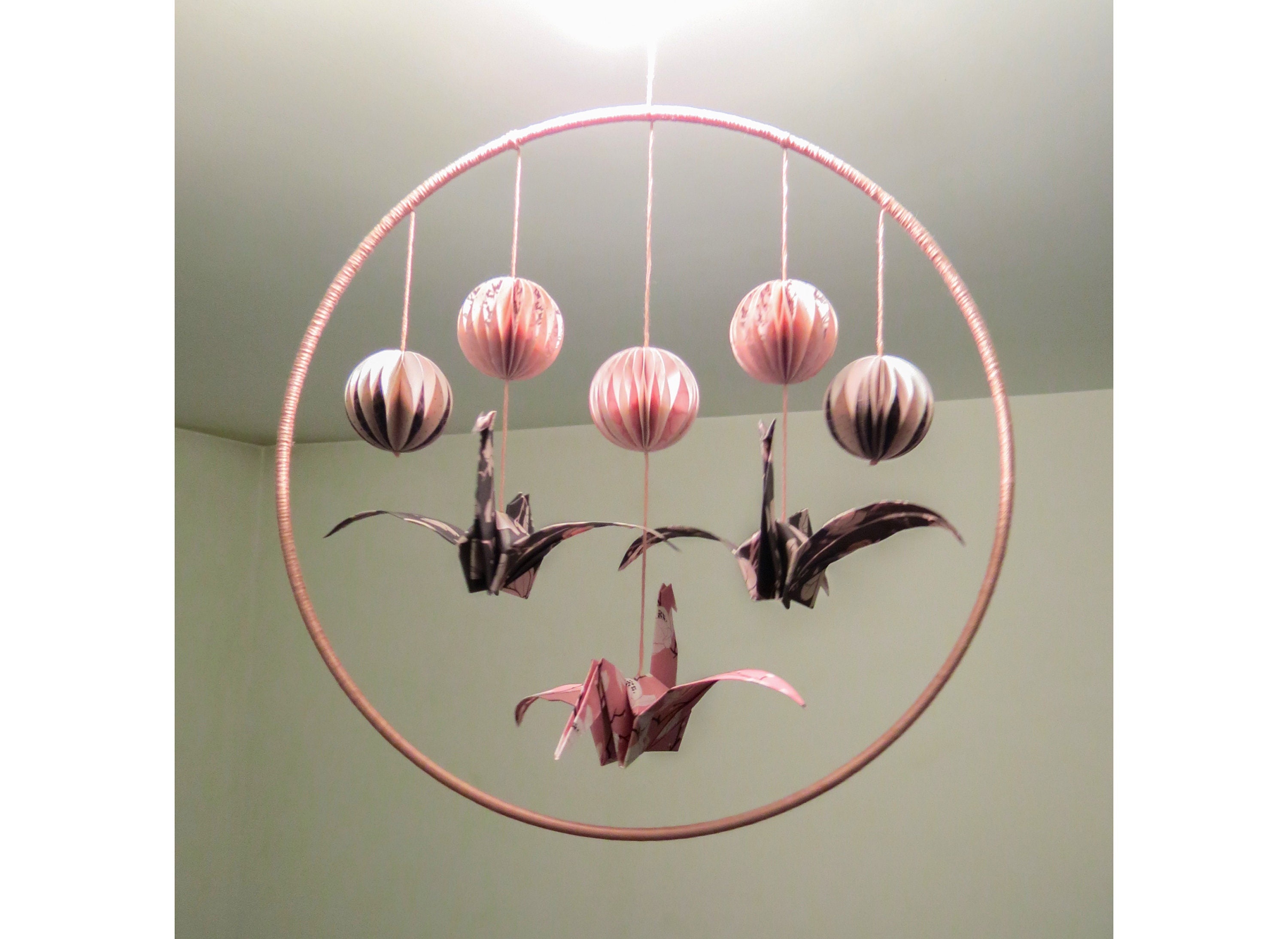 Suspension en Origami