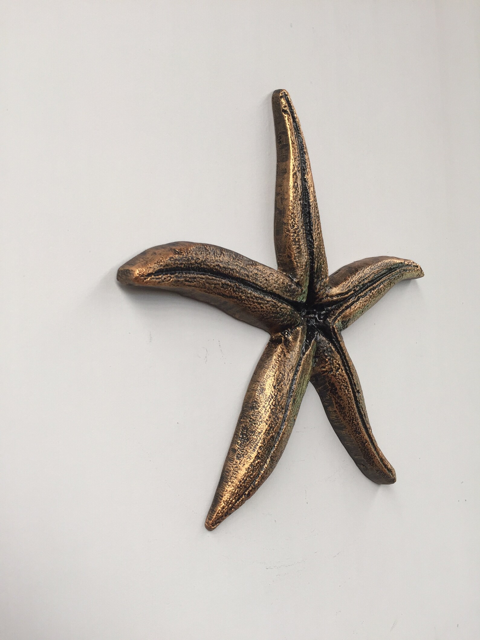 Cast Metal Starfish Nautical Wall Decoration Ocean Decor Etsy UK