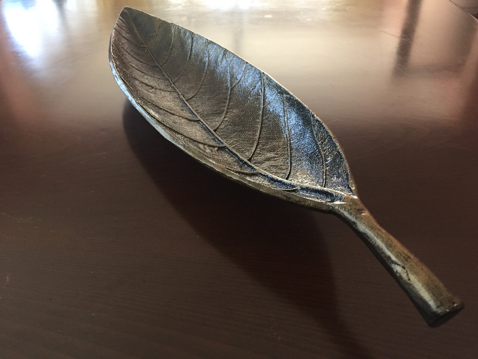 Cast Metal Leaf Table Decor Table Decoration Centrepieces Autumn Leaf Etsy