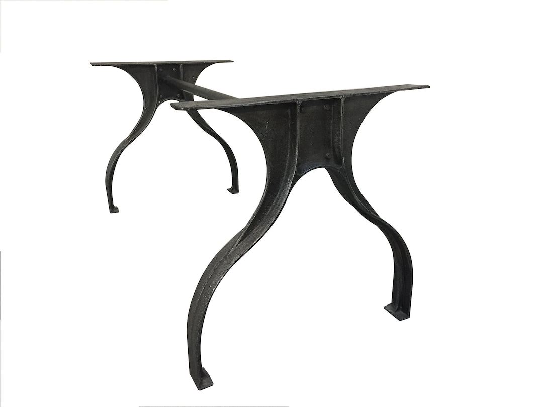 Cast Aluminum Table Legs Cast Metal With/without Bench Legs Wishbone