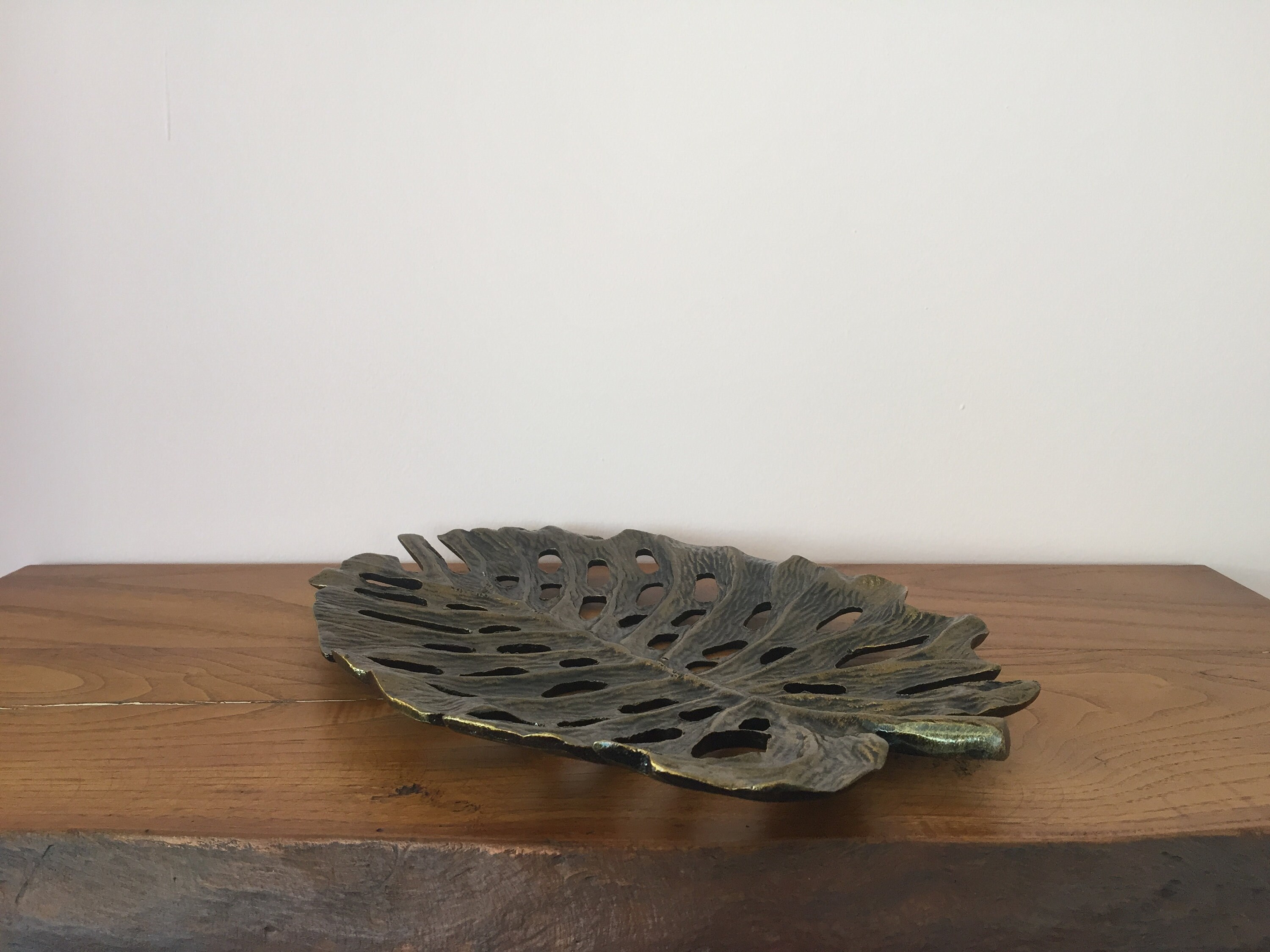 Cast Metal Leaf Table Decor Table Decoration Centrepieces Etsy