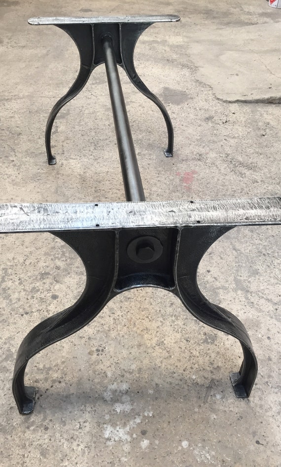 Cast Aluminum Table Legs Cast Metal With without Bench Legs