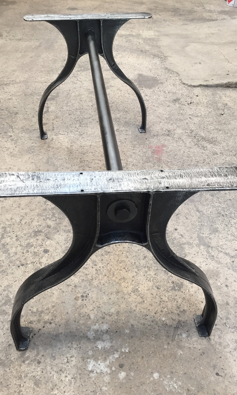 Cast Aluminum Table Legs Cast Metal With/without Bench Legs Etsy