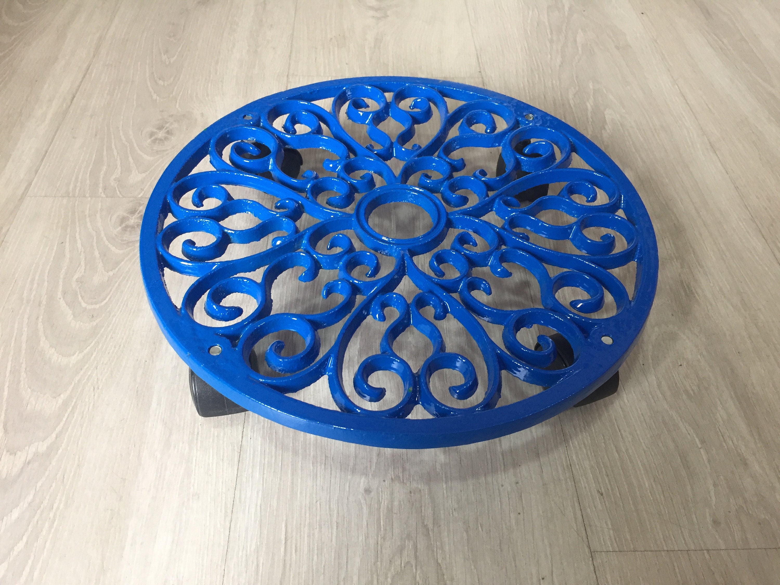 Plant Pot Stand Cast Aluminium Flower Pot Base Etsy