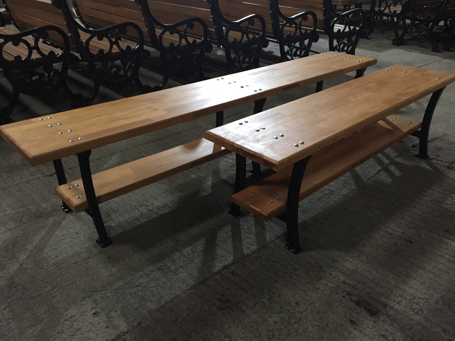 Cast Aluminum Bench Legs Cast Metal Coffee Table Leg Etsy