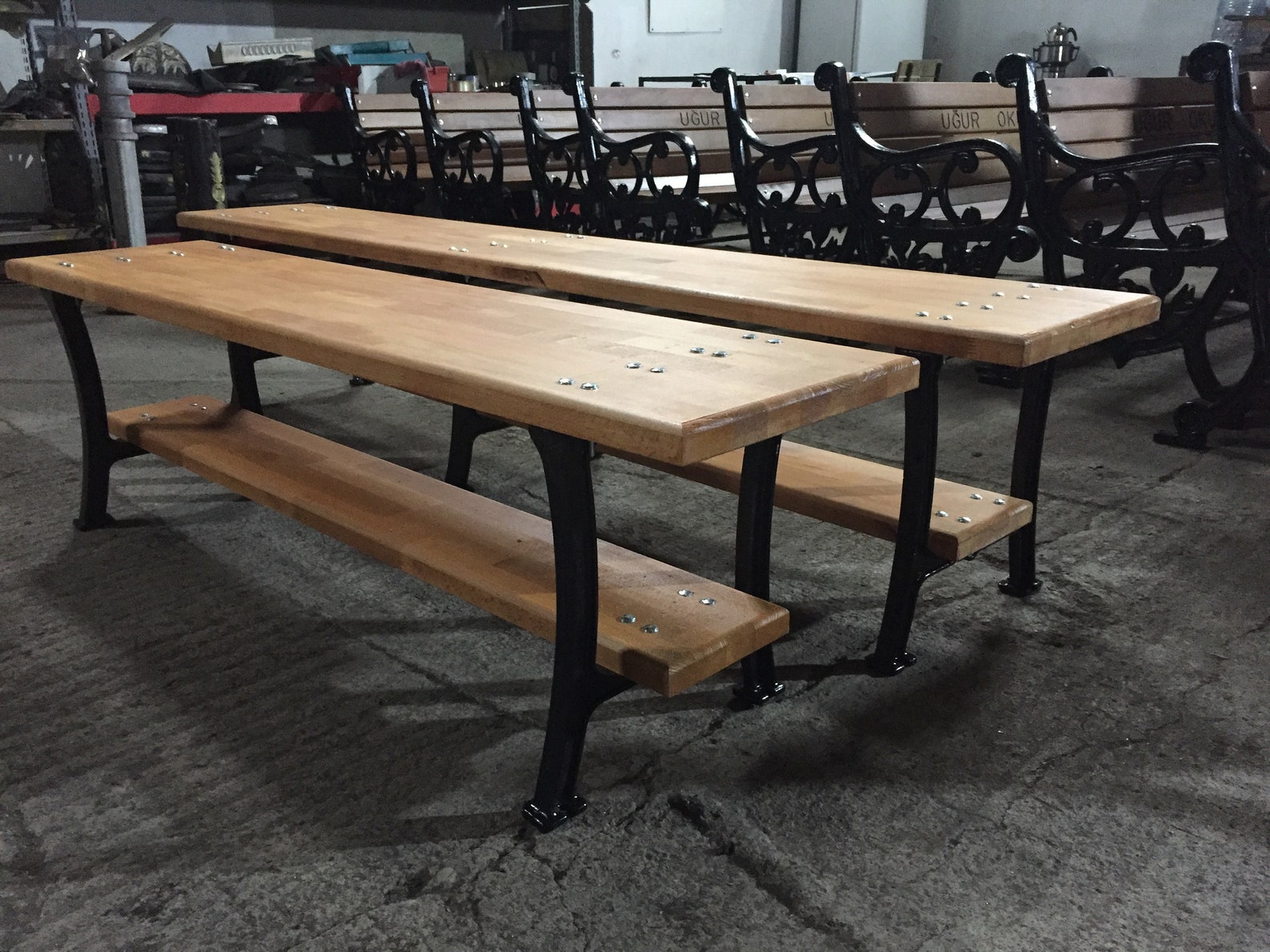 Cast Aluminum Bench Legs Cast Metal Coffee Table Leg Etsy