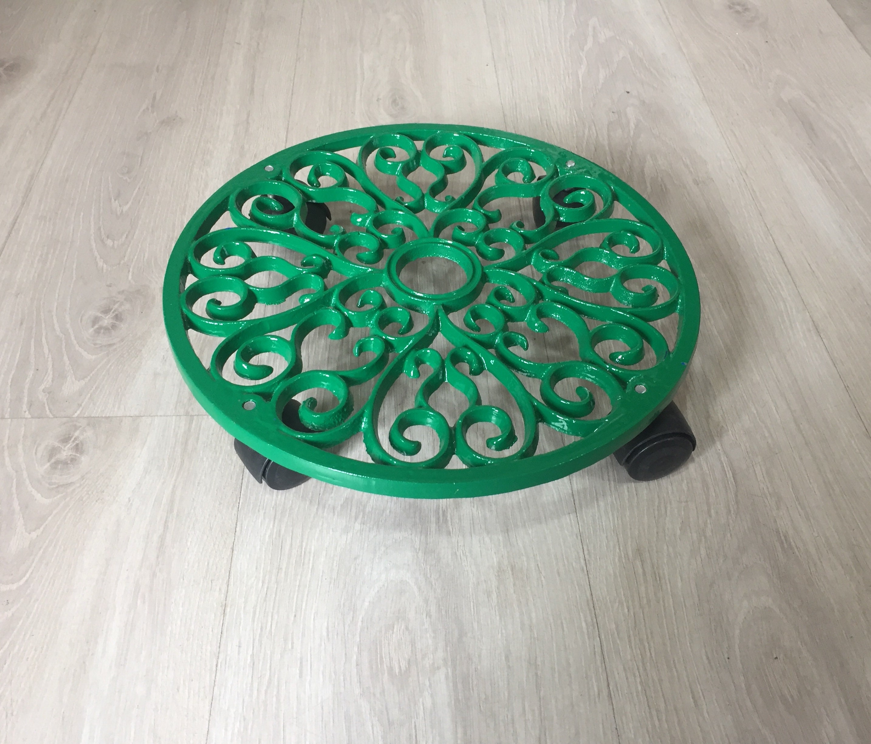 Plant Pot Stand Cast Aluminium Flower Pot Base Etsy