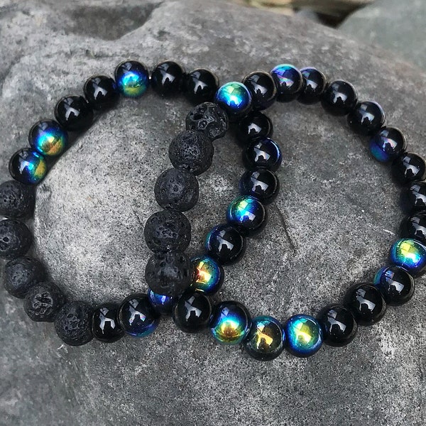 Aroma Therapy Crystal Bracelet (Labradorite)