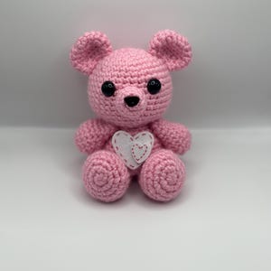 Pink Heart Bear