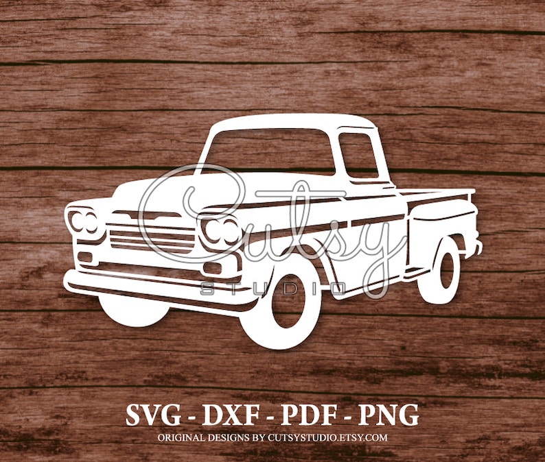 Free Free 109 Pickup Truck Outline Svg SVG PNG EPS DXF File