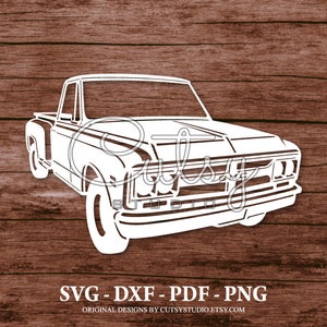 SVG GMC C/K 1967 Silhouette Cut Files Designs, Clip Art, Paper, Craft, Laser, Cricut, Scan n Cut, Cameo and Printable