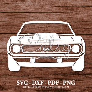 Pliki do cięcia sylwetki SVG Vintage Chevrolet Camaro SS 1969, projekty, grafika wektorowa, papier, rzemiosło, laser, Cricut, skanowanie i cięcie, Cameo i do druku