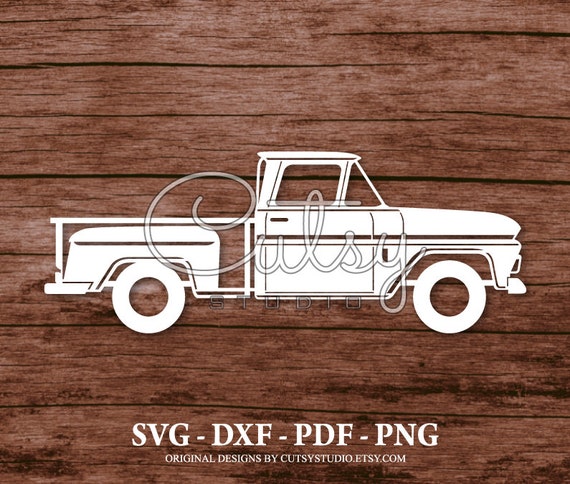 SVG Chevy C/K 10 Pickup Truck Side View Silhouette Cut Files - Etsy