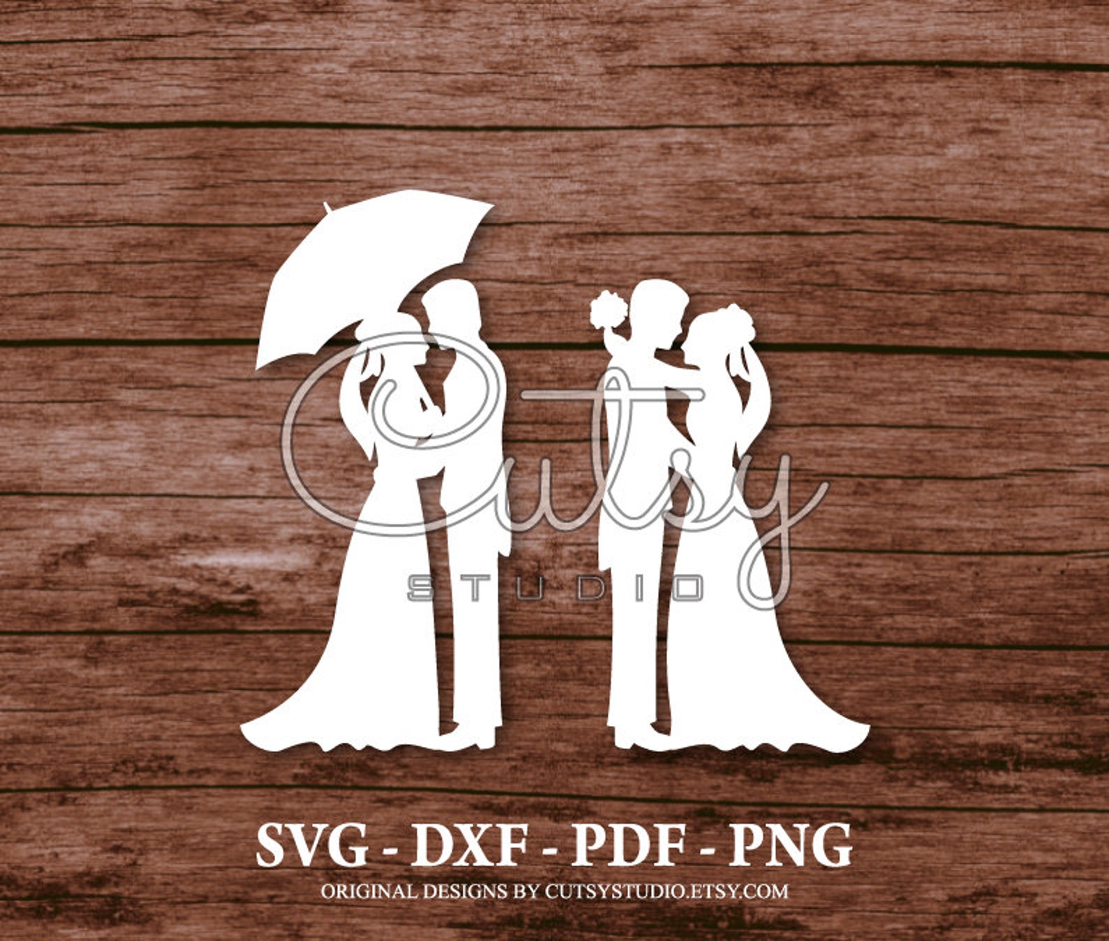 Download SVG Top Wedding Cake Ornaments Silhouette Cut Files Designs | Etsy