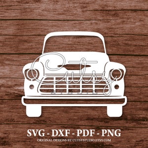 SVG Chevrolet Truck 3200 (1955) Silhouette Cut Files Designs, Clip Art, Paper, Craft, Laser, Cricut, Scan n Cut, Cameo and Printable