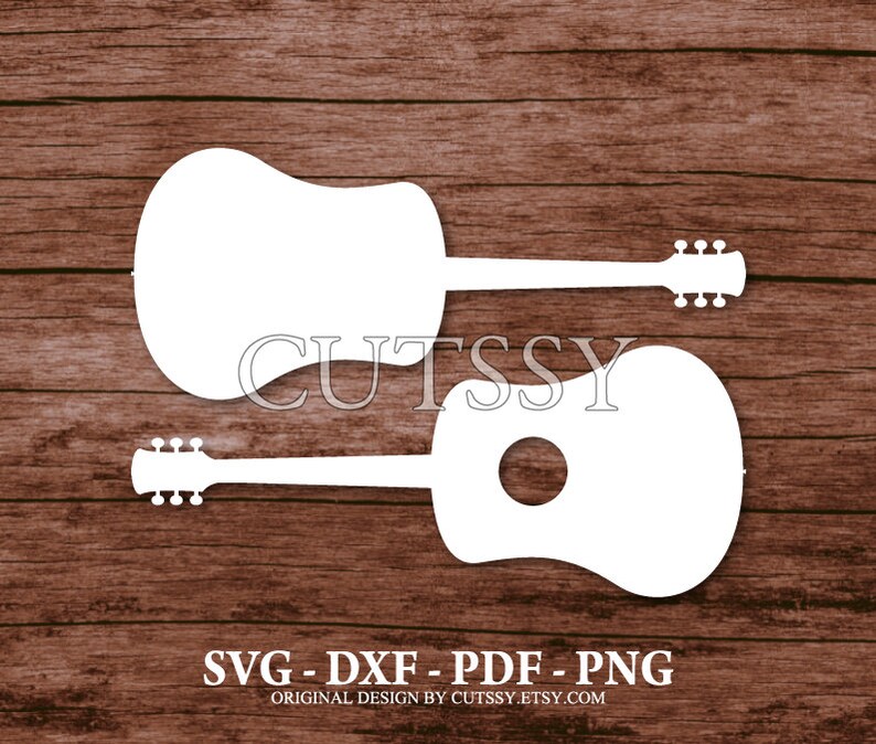 Download Books Magazines Classic Guitar Silhouette Dxf Svg Pdf Monogram Vector Line Art Design For Cut Files Or Prints Png Kids Crafts