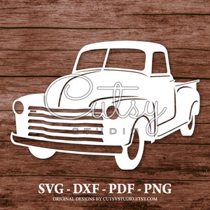 SVG Chevrolet Truck 3100 Silhouette Cut Files Designs, Clip Art, Paper, Craft, Laser, Cricut, Scan n Cut, Cameo and Printable