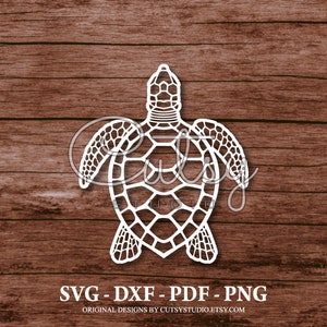 SVG Turtle Mosaic Art Silhouette Cut Files Designs, Clip Art, Paper, Craft, Laser, Cricut, Scan n Cut, Cameo and Printable