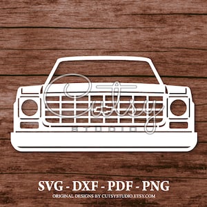 SVG Chevrolet Silverado K20 Grill Silhouette Cut Files Designs, Clip Art, Paper, Craft, Laser, Cricut, Scan n Cut, Cameo and Printable
