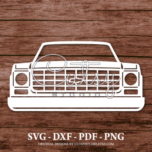 SVG Chevrolet C10 Pickup Truck Silhouette Cut Files Designs - Etsy