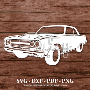 SVG Chevy Malibu Car Silhouette Cut Files Designs, Clip Art, Paper, Craft, Laser, Cricut, Scan n Cut, Cameo and Printable