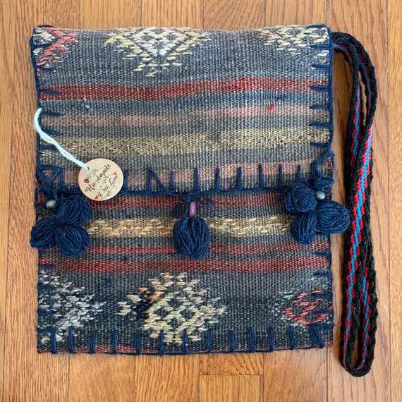 Rustic Bohemian Carpet Purse - Bohem Cross Body B… - image 4