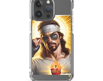 Jesus Sunglasses Clear Case for iPhone®
