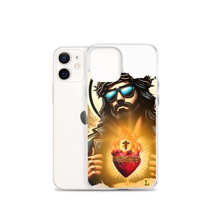 Jesus Sacred Heart Sunglasses Clear Case for iPhone®