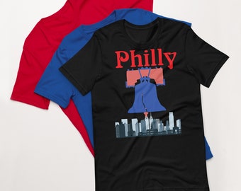 Philly Philadelphia Liberty Bell Skyline T-Shirt