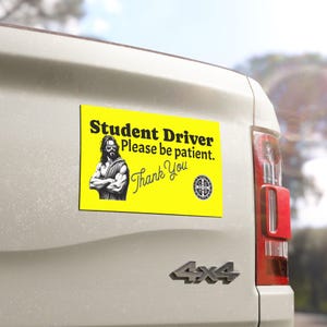 Car Magnets Student Driver Catholic Christian Fun